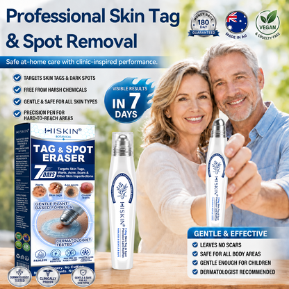 𝐇𝐈𝐒𝐊𝐈𝐍®👩‍⚕️ 𝟕-𝐃𝒂𝘆 𝐒𝗸𝐢𝐧 𝐓𝒂𝗴 & 𝐒𝐩𝙤𝐭 𝐄𝐫𝒂𝐬𝙚𝐫 Painless & Scar-Free Advanced Imperfection Removal Rollerball Pen