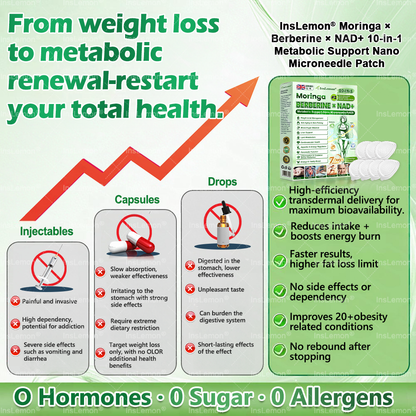 🌷𝑶𝒇𝒇𝒊𝒄𝒊𝒂𝒍 𝑺𝒕𝒐𝒓𝒆 | 𝐈𝐧𝐬𝐋𝐞𝐦𝐨𝐧® 𝑴𝒐𝒓𝒊𝒏𝒈𝗮 · 𝗕𝗲𝗿𝗯𝗲𝗿𝙞𝙣𝙚 × 𝙉𝘼𝐃+ 𝟏𝟎-𝐢𝐧-𝟏 𝗔𝗱𝘃𝗮𝗻𝗰𝙚𝙙 𝙉𝙖𝙣𝙤 𝙈𝙞𝙘𝙧𝙤𝙣𝙚𝙚𝐝𝐥𝐞 𝐏𝐚𝐭𝙘𝙝🇬🇧(𝐉𝐮𝐬𝐭 𝐨𝐧𝐜𝐞 𝐚 𝐝𝐚𝐲, 𝐯𝐢𝐬𝐢𝐛𝐥𝐞 𝐜𝐡𝐚𝐧𝐠𝐞𝐬 𝐢𝐧 𝟕 𝐝𝐚𝐲𝐬） ✅ 𝐅𝐨𝐫 𝐨𝐛𝐞𝐬𝐢𝐭𝐲, 🅛🅞🅞🅢🅔 🅢🅚🅘🅝,𝐝𝐢𝐚𝐛𝐞𝐭𝐞𝐬, 𝐬𝐥𝐞𝐞𝐩 𝐚𝐩𝐧𝐞𝐚, 𝐣𝐨𝐢𝐧𝐭 𝐢𝐬𝐬𝐮𝐞𝐬, 𝐚𝐧𝐝 𝐦𝐨𝐫𝐞