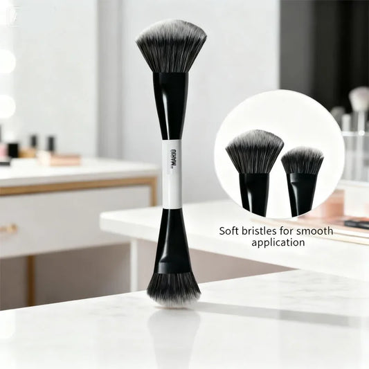 2 in 1 Highlight Blush Makeup F4 Brush Ambient Soft Glow Blush Brush Soft Fiber Hair Fashion Face Brush